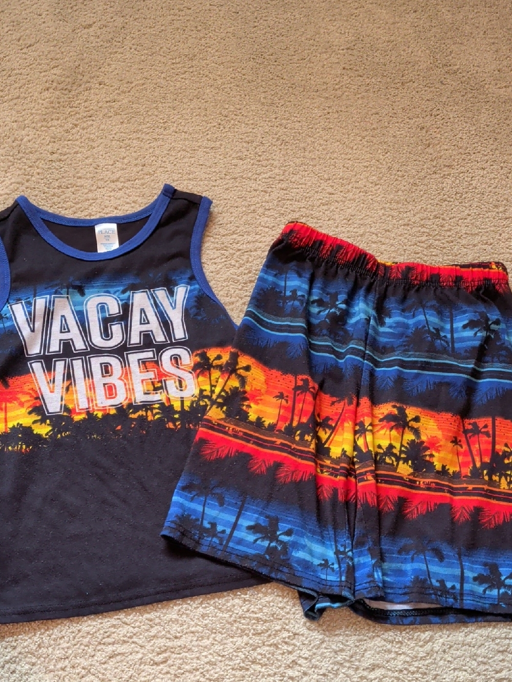 Kids Summer PJ Set "Vacay Vibes'